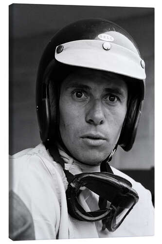 Canvas print Jim Clark, Belgian GP 1963