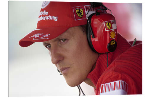 Galleritryk Michael Schumacher acting as advisor for Ferrari, Monza 2008