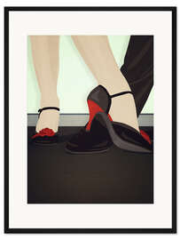 Gerahmter Kunstdruck Tanz den Tango