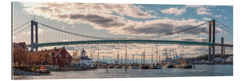 Tableau en plexi-alu Pont d'Älvsborg, Göteborg