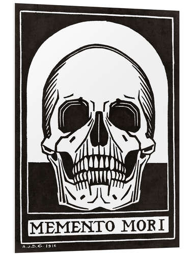 Foam board print Memento Mori