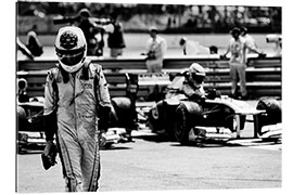 Gallery print Rubens Barrichello, Williams, in parc ferme, Silverstone 2011