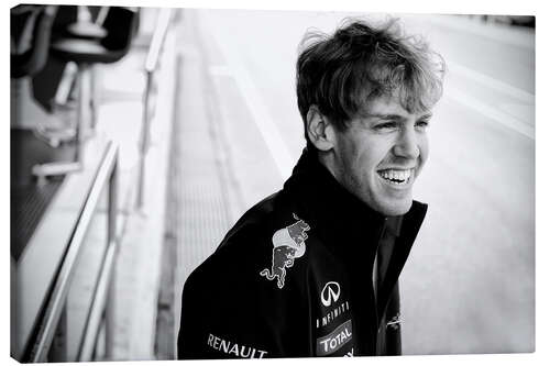 Leinwandbild Sebastian Vettel, Red Bull Racing, BF3, Barcelona 2012