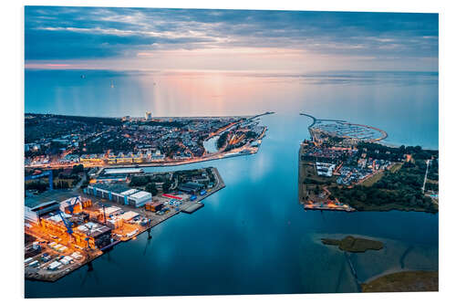 Tableau en PVC Warnemünde au nord de Rostock