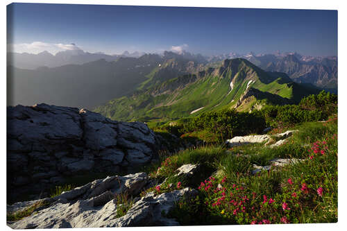 Canvas-taulu Mountain idyll in the Allgäu Alps