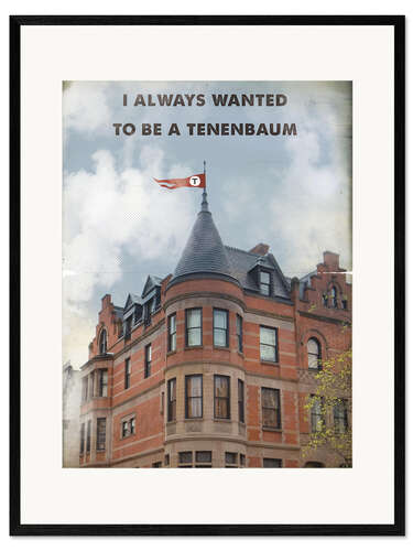 Ingelijste kunstdruk The Royal Tenenbaums (English)