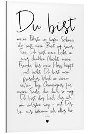 Magnettafel Du bist ...