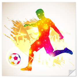 Sticker mural Joueur de football VI