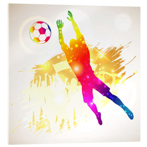 Acrylglasbild Fußballspieler VII