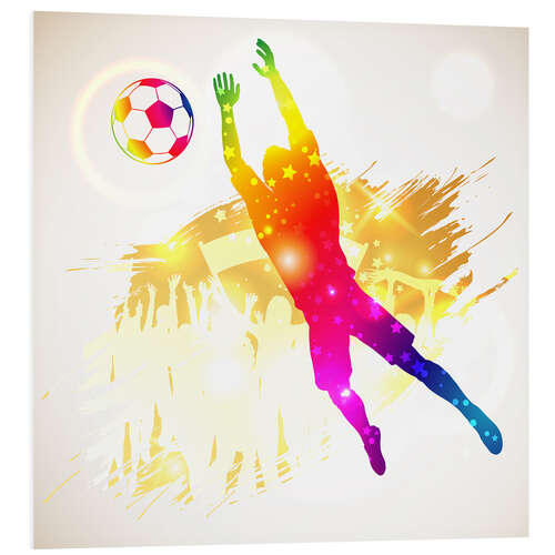 Tableau en PVC Soccer Player VII