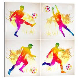 Gallery Print Fußballspieler - Collage