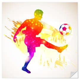 Sticker mural Soccer Player VIII