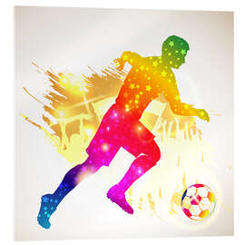 Obraz na szkle akrylowym Soccer Player IX