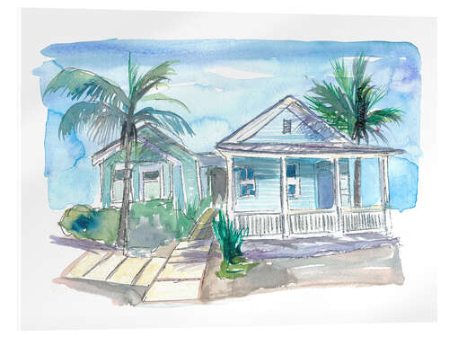 Obraz na szkle akrylowym Dream house in Key West
