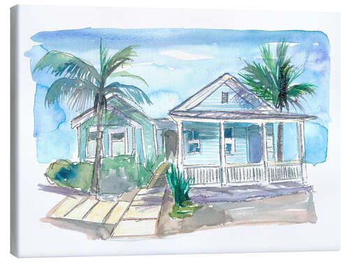 Canvas-taulu Dream house in Key West