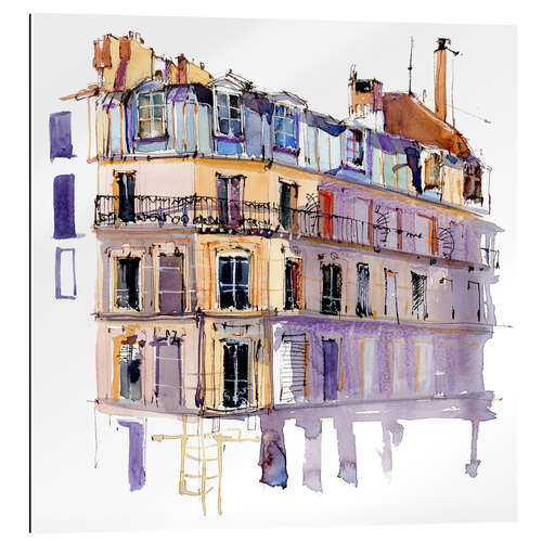 Gallery print Parisian window landscape