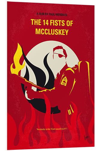 Quadro em PVC The 14 Fists of McCluskey