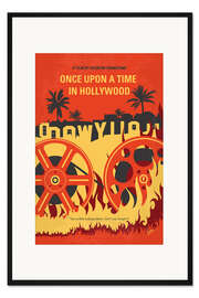 Gerahmter Kunstdruck Once Upon a Time in Hollywood (Englisch)