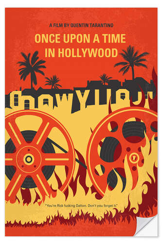 Vinilo para la pared Once Upon a Time in Hollywood (inglés)