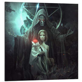 Magnettafel Der Tod und die Blume