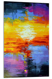 Tableau en plexi-alu Coucher de soleil