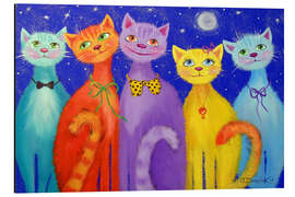 Magnettafel Lächelnde Katzen