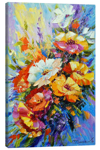 Canvas print Summer flowers