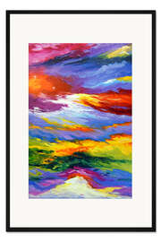 Gerahmter Kunstdruck Zwischen Himmel und Erde