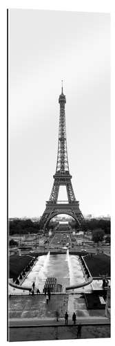 Tableau en plexi-alu Tour Eiffel et place du Trocadéro