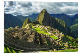 Tableau en aluminium Machu Picchu