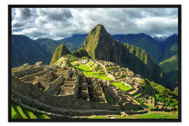Gerahmter Kunstdruck Machu Picchu