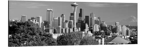 Aluminium print Seattle skyline