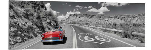 Stampa su alluminio Route 66