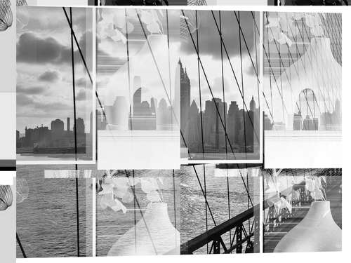 Acrylic print Manhattan skyline