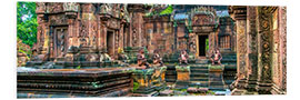 Foam board print Banteay Srei Temple, Angkor