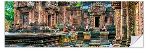 Adesivo murale Tempio di Banteay Srei, Angkor