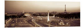 Foam board print Place de la Concorde