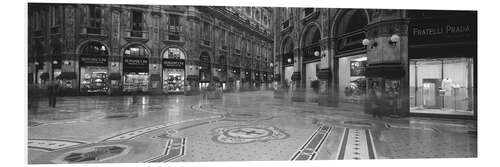 Print på skumplade Galleria Vittorio Emanuele II in Milan