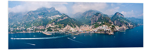 Tableau en PVC Amalfi, Atrani, Campanie, Italie