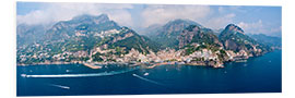 Foam board print Amalfi, Atrani, Campania, Italy