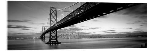 Acrylic print Bay Bridge in San Francisco I