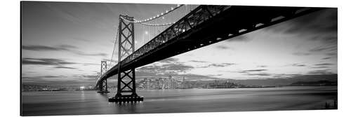 Aluminiumsbilde Bay Bridge in San Francisco I