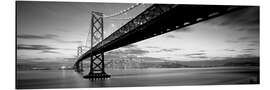 Aluminium print Bay Bridge in San Francisco I