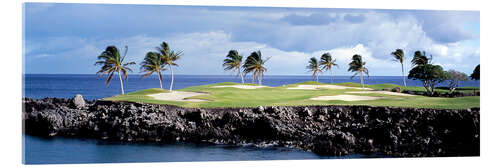 Acrylglas print Golf course in Hawaii