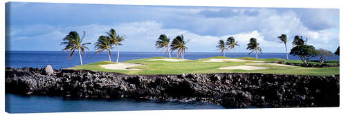 Stampa su tela Campo da golf alle Hawaii