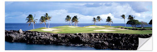 Vinilo para la pared Campo de golf en Hawai