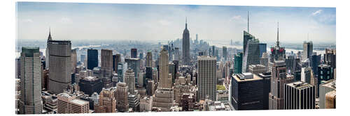 Acrylic print Aerial view of New York City