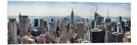 PVC print Aerial view of New York City