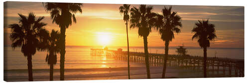 Lerretsbilde San Clemente Pier in Los Angeles County