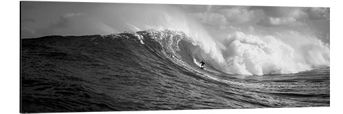 Alubild Surfer im Meer, Maui